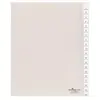 DURABLE répertoire plastique, A4, 20 divisions, transparent