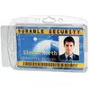 Durable 892419 Boite de 10 Double Porte-cartes 54 x 85 mm sans attache