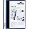 DURABLE Chemises à lamelles DURAPLUS, format A4, bleu fonc 