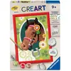Ravensburger   CreArt Kids 18x24cm   Numéro dArt   Cheval de course   ...