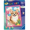 Creart Kids peinture au numéros : Corgi Ravensburger-12023222