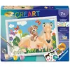 Ravensburger   CreArt Kids 18x24cm   Numéro dArt   Cheval & Chien   Ki...