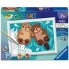 Creart Kids peinture au numéros : Loutres Ravensburger-12023217