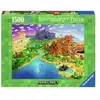 World of Minecraft 1500 Pièces  Ravensburger