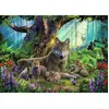 Famille de Loups dans la Forêt 1000 Pièces  Ravensburger