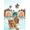 Puzzle 1500 pièces : Baignade royale - Paul Fuentes
