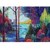 Puzzle 1000 pièces : Forêt indigo