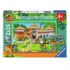 Ravensburger Puzzles 2x24 pièces - Vivre en terre sauvage / Jurassic World Explorers