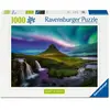 Aurores boréales au-dessus du Kirkjufell