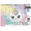 Puzzle 100 pièces : Chaton arc-en-ciel