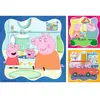 Puzzles 3x49 pièces : La famille d'abord - Peppa Pig