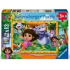 Puzzle 2 x 12 pièces : Dora - Nous pouvons y arriver !