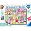 Puzzle Ravensburger Squishmallows colorés 100 piecès XXL