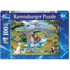 Puzzle 100 pièces XXL Ravensburger La famille d'Animal Friends Disney
