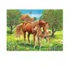 Ravensburger- Horses on The Field Éléphant Puzzle (100 pièces), 105779