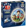 Ravensburger Puzzle 3D Ball 72 P Illuminé - Pat'patrouille - Paw: Paw Patrol Core