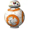 Ravensburger - Puzzle 3D Ball - Star Wars BB8 - À partir de 8 Ans - 104 pièces numérotées à Assembler sans Colle - Accessoires de Finition Inclus - 11578