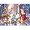 Puzzle Noël en forêt Ravensburger - 100 pièces XXL - Rouge - Paysage et nature