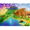 Ravensburger - Puzzle Adulte - Puzzle 1500 p - Le Monde de Minecraft - 17189