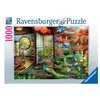 Ravensburger Puzzle Japonais de 1000 Pièces - L'Heure du Thé dans un Jardin Zen - Neuf