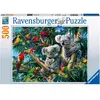 Ravensburger - Puzzle Adulte - Puzzle 500 p - Koalas dans l'arbre - 14826