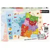 Puzzle 250 pièces Nathan Carte de France