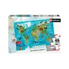 Puzzle Nathan Carte du monde des animaux 45 pièces