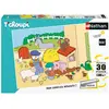Ravensburger Puzzle T'Choupi à la ferme 30 pièces - Nathan - Enfant 4 ans - Poster inclus