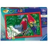 Ravensburger CreArt Kids 31x21cm : Perroquets colores