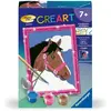 CreArt Kids 8x12cm : Cheval dans les nuages