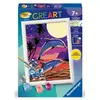 CreArt Kids 13x18cm : Dauphins joueurs