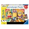 Puzzle enfant Ravensburger Les Minions en action Minions 2 2x24 pièces