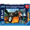 Puzzles 3x49 pièces : Dragons : les neuf royaumes Ravensburger-5688