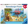 RAVENSBURGER Puzzle pirates et sirènes 2x24 pièces