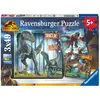 Ravensburger Puzzles T-rex et autres dinosaures 3x49 pieces