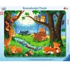 Puzzle Cadre - Les Petits Animaux vont au Lit 35 Pièces  Ravensburger