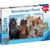 Ravensburger Coffret 2 Puzzles Équestres de 24 Pièces avec Posters à Taille Réelle - Neuf