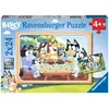 RAVENSBURGER KINDERPUZZLE 05711 - AUF GEHT'S! - 2X24 TEILE BLUEY PUZZL