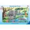 Puzzle cadre 15 p - Animaux d'Afrique - Ravensburger - Mixte - A partir de 3 ans