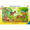 Puzzle 15p Cadre Animaux de la forêt Ravensburger