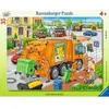 Ravensburger Puzzle à cadre camion-poubelle, 35 pièces