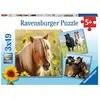 Puzzle Chevaux - Ravensburger - 49 pièces - Animaux - Fille - 5 ans