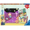 Ravensburger - Puzzle 3x49, multicolore (1)