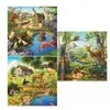 Ravensburger Puzzle Animaux Sauvages/Du Zoo/Domestiques 3 x 49 pièces