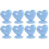 Boîte de 8 Porte-cartes Coeur en résine 5cm, Ciel