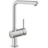 Grohe Mitigeur d'évier Minta bec en L graphite dur GROHE