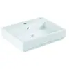 Grohe cube ceramic lavabo, 600x490 mm, pureguard, blanc alpin (3947300h)