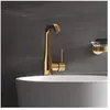 Mitigeur doré monocommande lavabo taille L GROHE