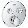 Grohe Thermostatique pour installation encastrée 2 sorties chromé Groh...
