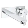 Grohe Façade Mitigeur LINEARE 2 trous lavabo taille L saillie 207 Chromé TU